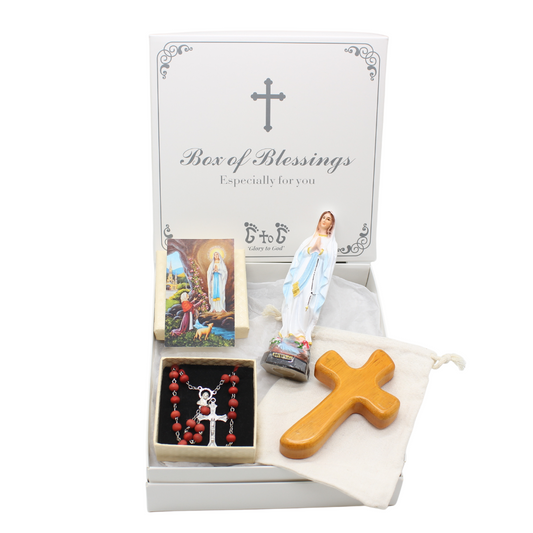 Lady of Lourdes Healing Devotional Gift Set (Personalisation Available)