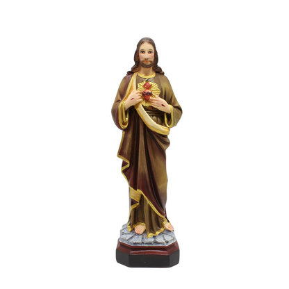 Sacred Heart of Jesus Statue - Handpainted - 35cm/60cm