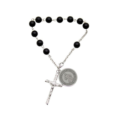 Pocket Rosary One Decade Kit - Divine Mercy/Holy Spirit/Guardian Angel/St Michael/St Christopher/St Joseph/Holy Family