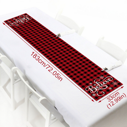 Christmas Table Runners (Linen) 4 Designs 72 x 13inch