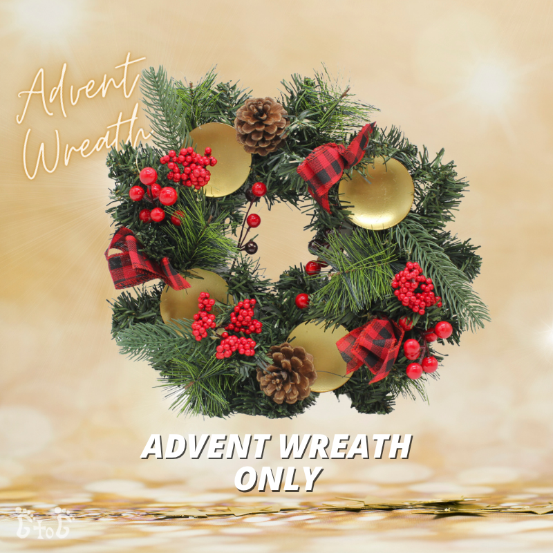 Christmas Advent Wreath - Wreath Only