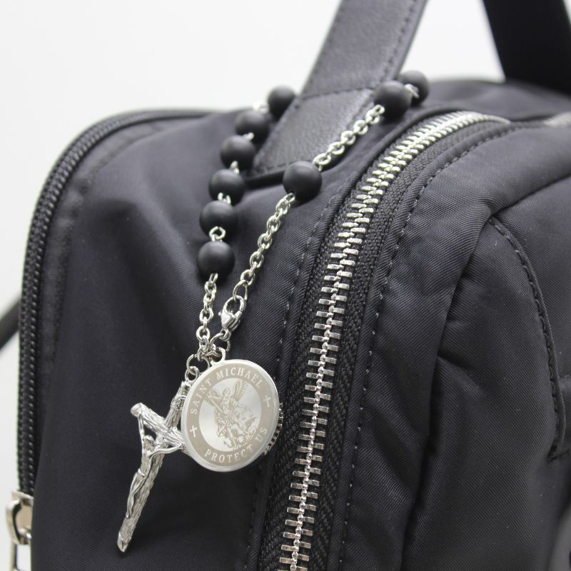 Pocket Rosary One Decade Kit - Divine Mercy/Holy Spirit/Guardian Angel/St Michael/St Christopher/St Joseph/Holy Family