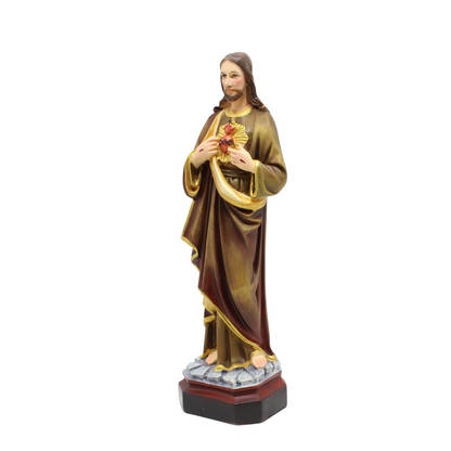 Sacred Heart of Jesus Statue - Handpainted - 35cm/60cm