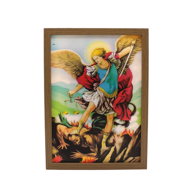 Holy Image Wall/Table Light Box - St Michael