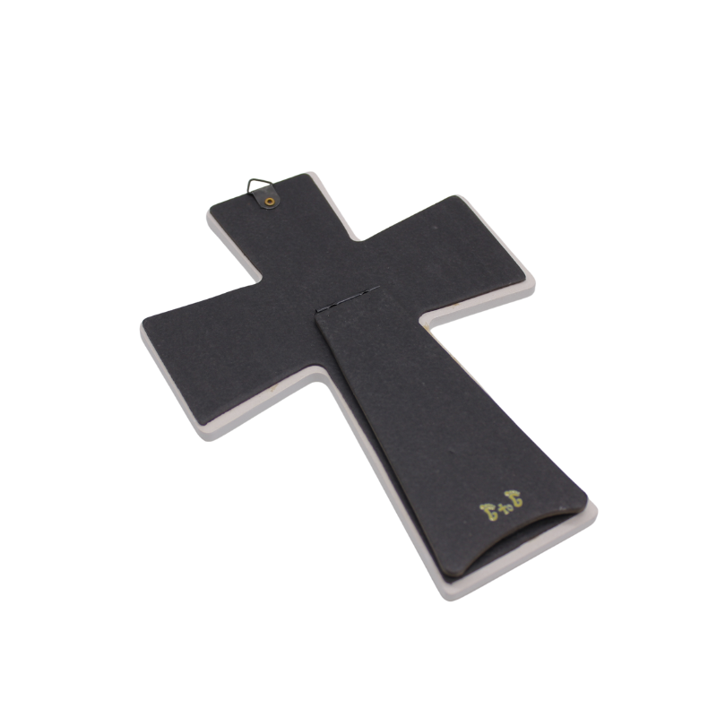 Ceramic Cross - May God bless you today and always