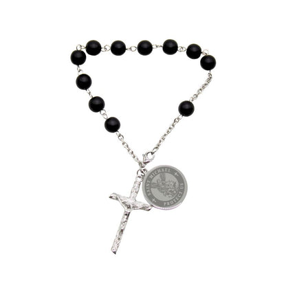 Pocket Rosary One Decade Kit - Divine Mercy/Holy Spirit/Guardian Angel/St Michael/St Christopher/St Joseph/Holy Family