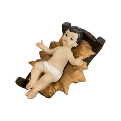 Christmas Polystone Nativity Crib Set 15" (Self Pick up only)