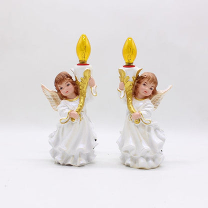 Polystone Angel Electric Lamp - 20cm