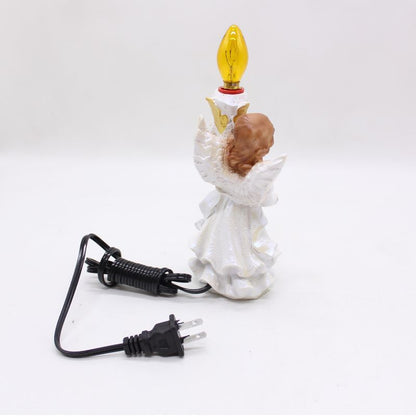 Polystone Angel Electric Lamp - 20cm