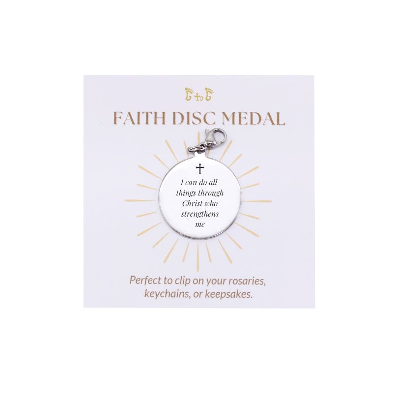 Faith Disc Medal 2.5cm