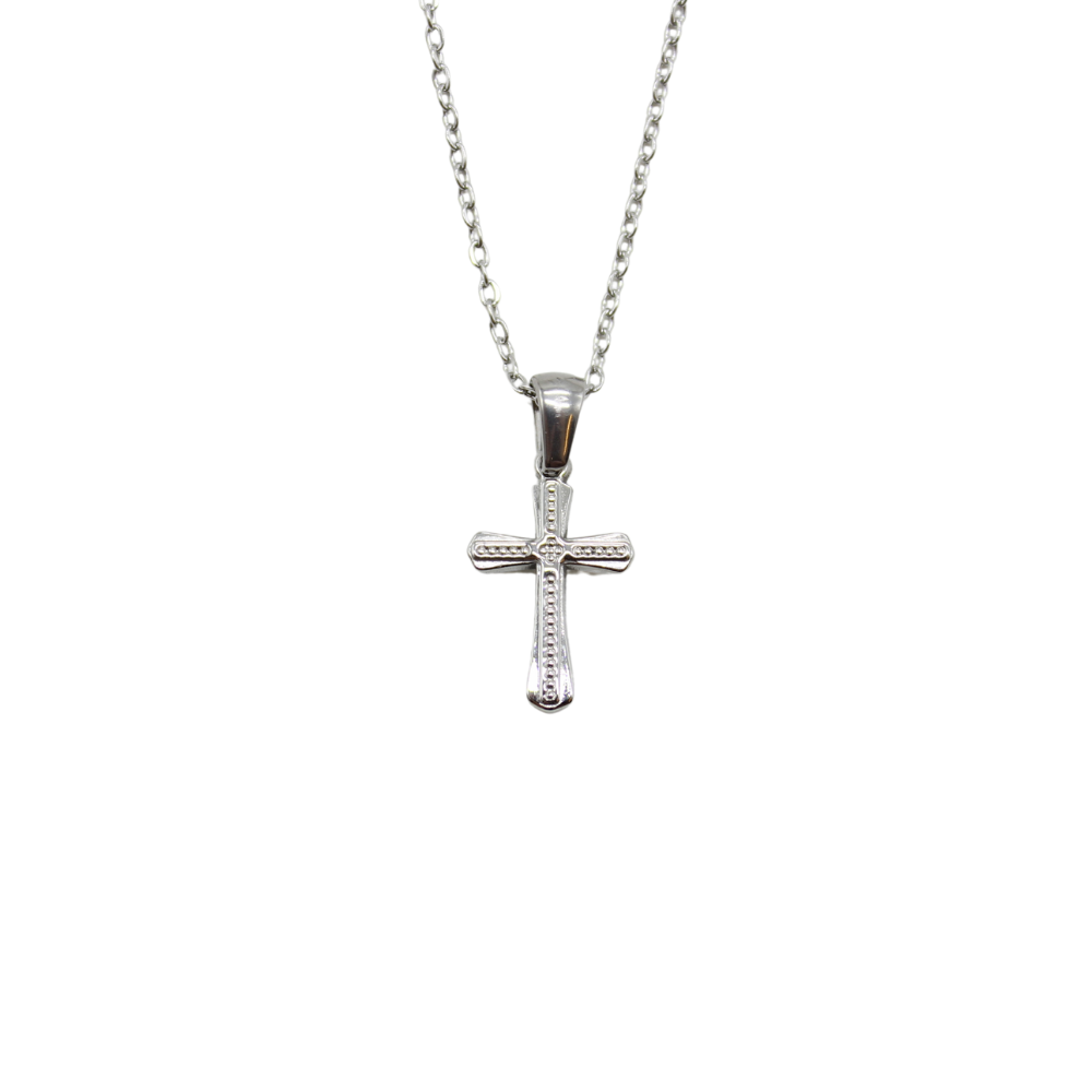Stainless steel cross/chain
