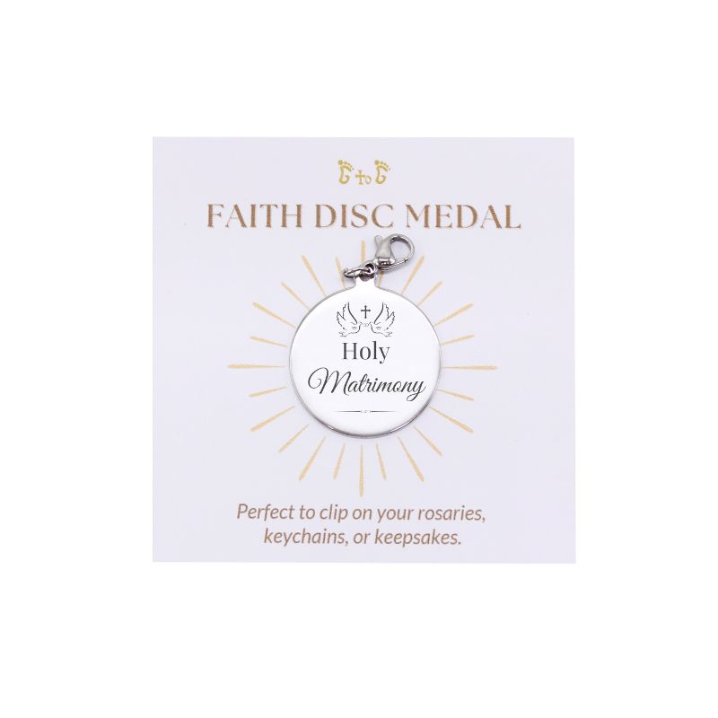 Faith Disc Medal 2.5cm