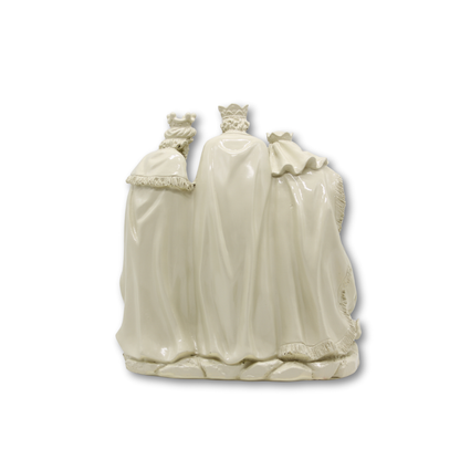 Christmas Polystone Nativity  8" - White