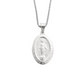Silver Miraculous Medal/Chain Set - 925 Silver