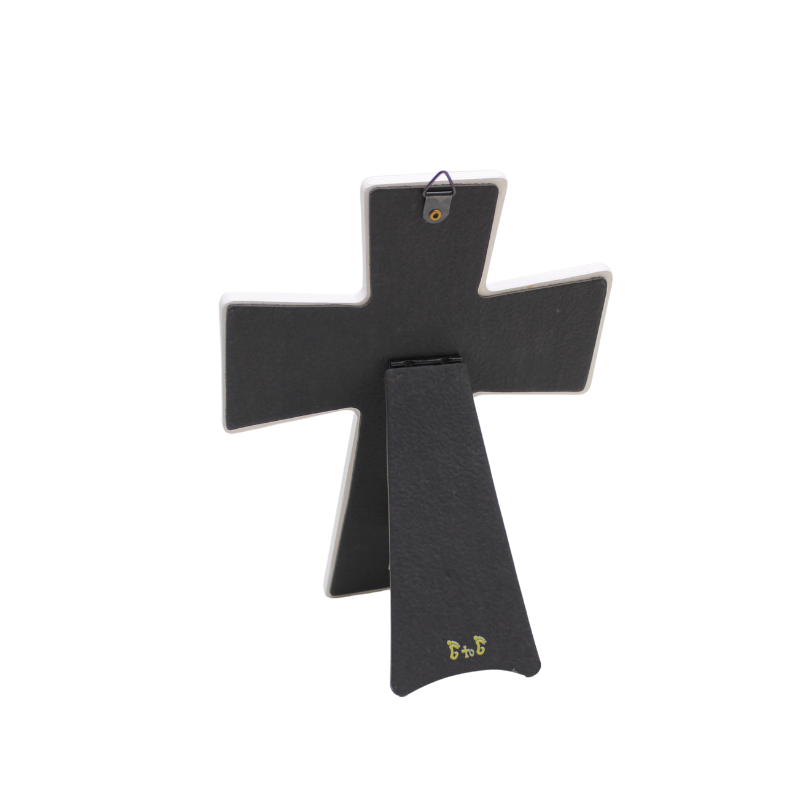 Ceramic Cross - May God bless you today and always