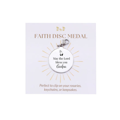 Faith Disc Medal 2.5cm