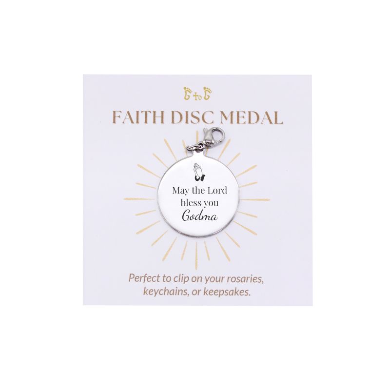 Faith Disc Medal 2.5cm