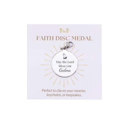 Faith Disc Medal 2.5cm