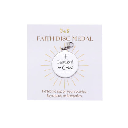 Faith Disc Medal 2.5cm