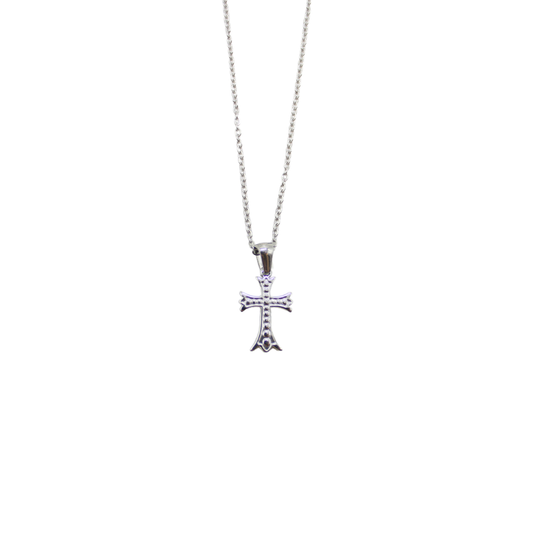Stainless steel cross/chain