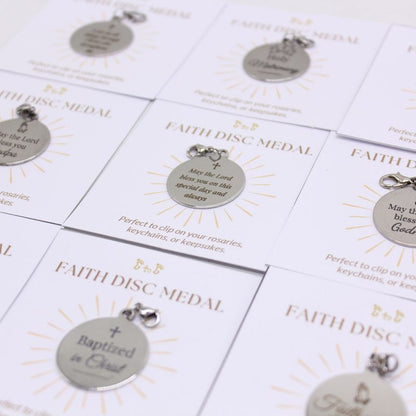 Faith Disc Medal 2.5cm