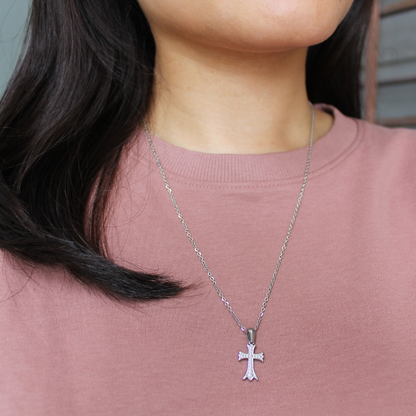 Stainless steel cross/chain