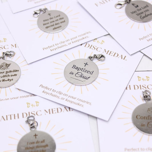 Faith Disc Medal 2.5cm