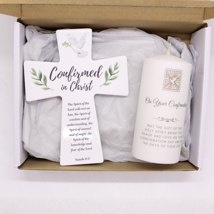 Confirmation Cross/Candle set