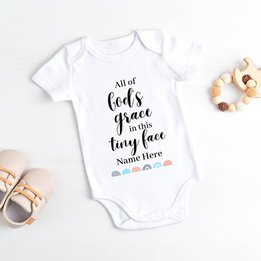 Baby Romper - God's Grace (Personalisation Available)