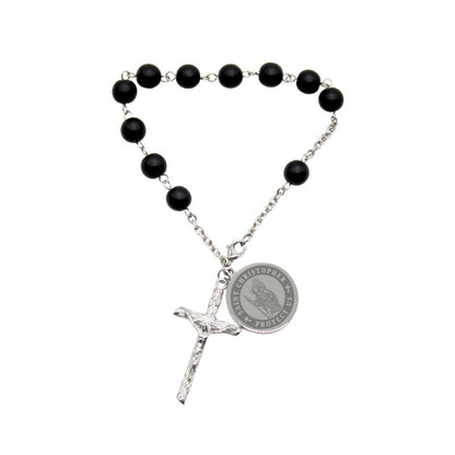 Pocket Rosary One Decade Kit - Divine Mercy/Holy Spirit/Guardian Angel/St Michael/St Christopher/St Joseph/Holy Family