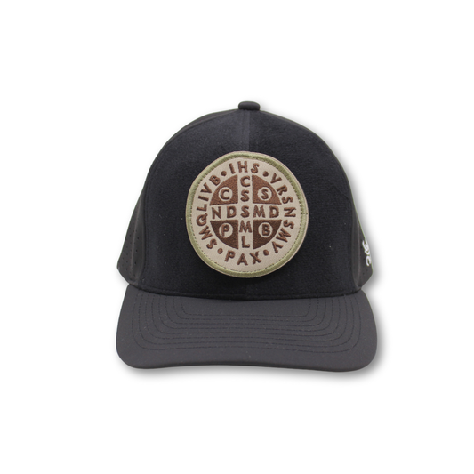 Cap with St Benedict Velcro patch