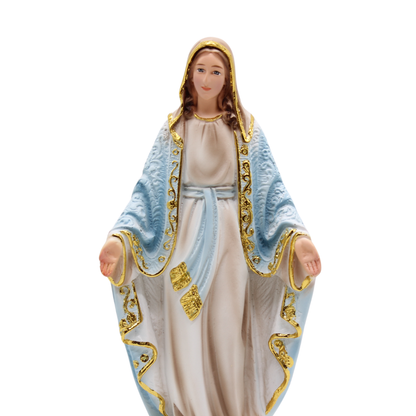 Our Lady of Grace Statue - 30cm - gold trim