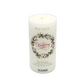 Personalised Pillar Candle for Christmas 7.5cm & 15cm