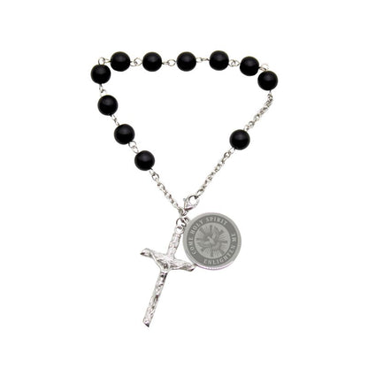 Pocket Rosary One Decade Kit - Divine Mercy/Holy Spirit/Guardian Angel/St Michael/St Christopher/St Joseph/Holy Family