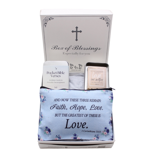 Baptism Set - Bible Verse Pouch/Inspirational Bible Verse