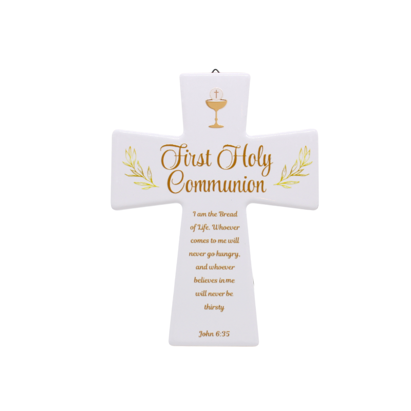 Ceramic Cross - First Holy Communion