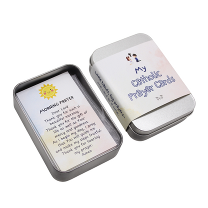 My Catholic Prayer Cards Tin Set (For Kids)
