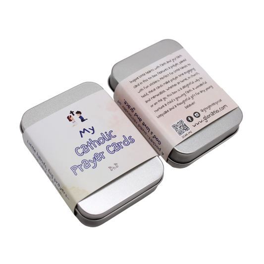 My Catholic Prayer Cards Tin Set (For Kids)