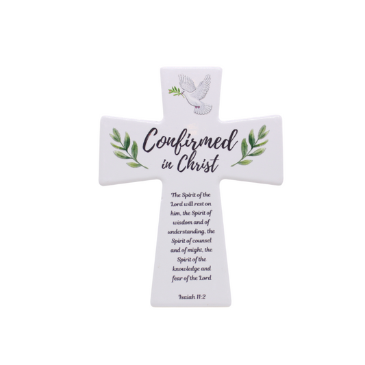Ceramic Cross - Confirmed in Christ