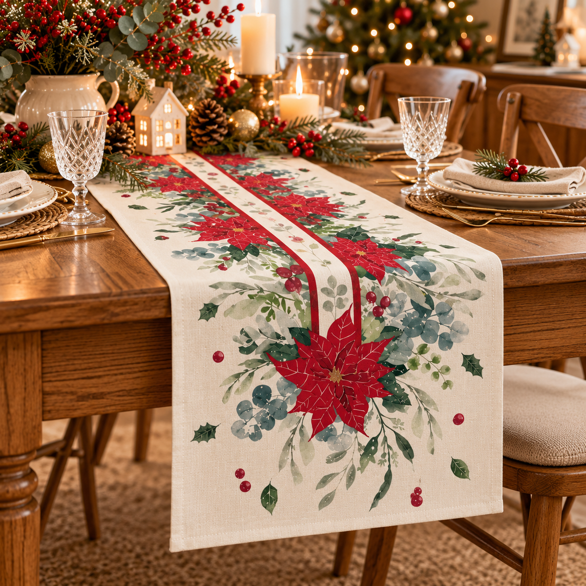 Christmas Table Runners (Linen)