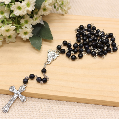 Dark Tiger's Eye 6mm Stone Beads Rosary (Personalisation Available)