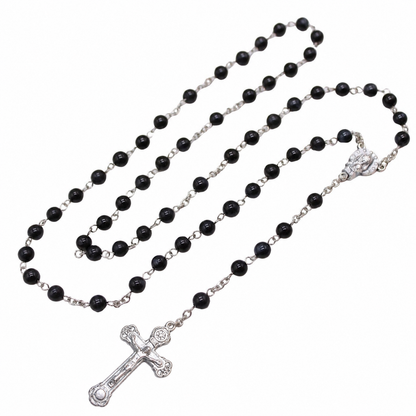 Dark Tiger's Eye 6mm Stone Beads Rosary (Personalisation Available)