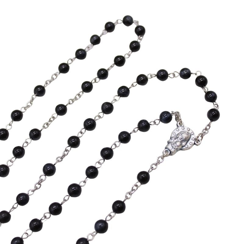 Dark Tiger's Eye 6mm Stone Beads Rosary (Personalisation Available)
