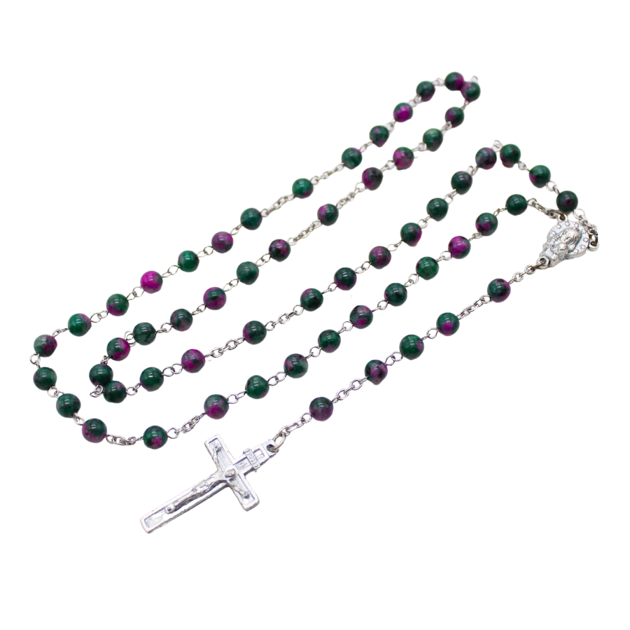 Epidote 6mm Stone Beads Rosary (Personalisation Available)