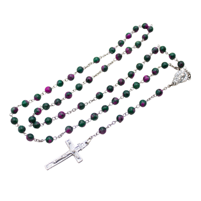 Epidote 6mm Stone Beads Rosary (Personalisation Available)