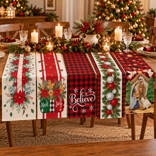 Christmas Table Runners (Linen)