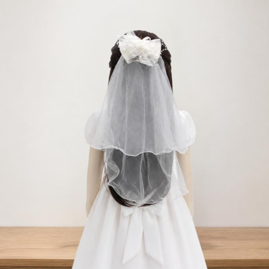 Flower clip/Veil for Holy Communion/Confirmation