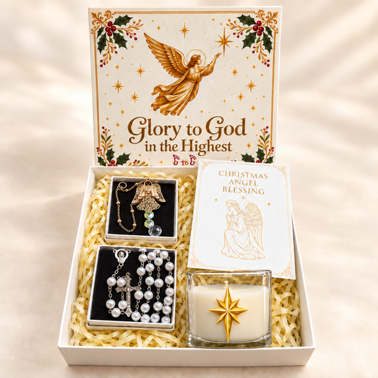 Guardian Angel Suncatcher Christmas Gift Set