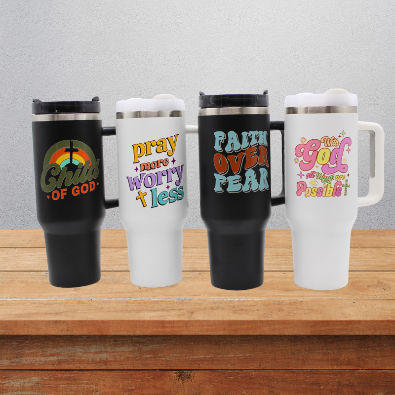 Inspirational 40oz Thermal Tumbler