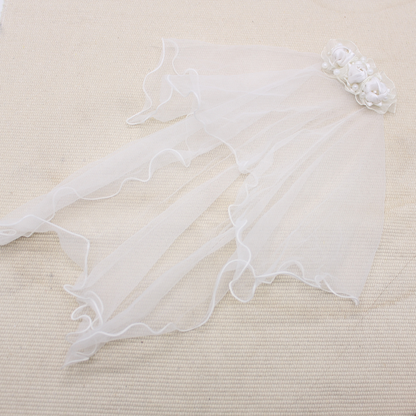 Flower clip/Veil for Holy Communion/Confirmation